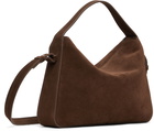 Aesther Ekme Brown Soft Baguette Crossbody Bag