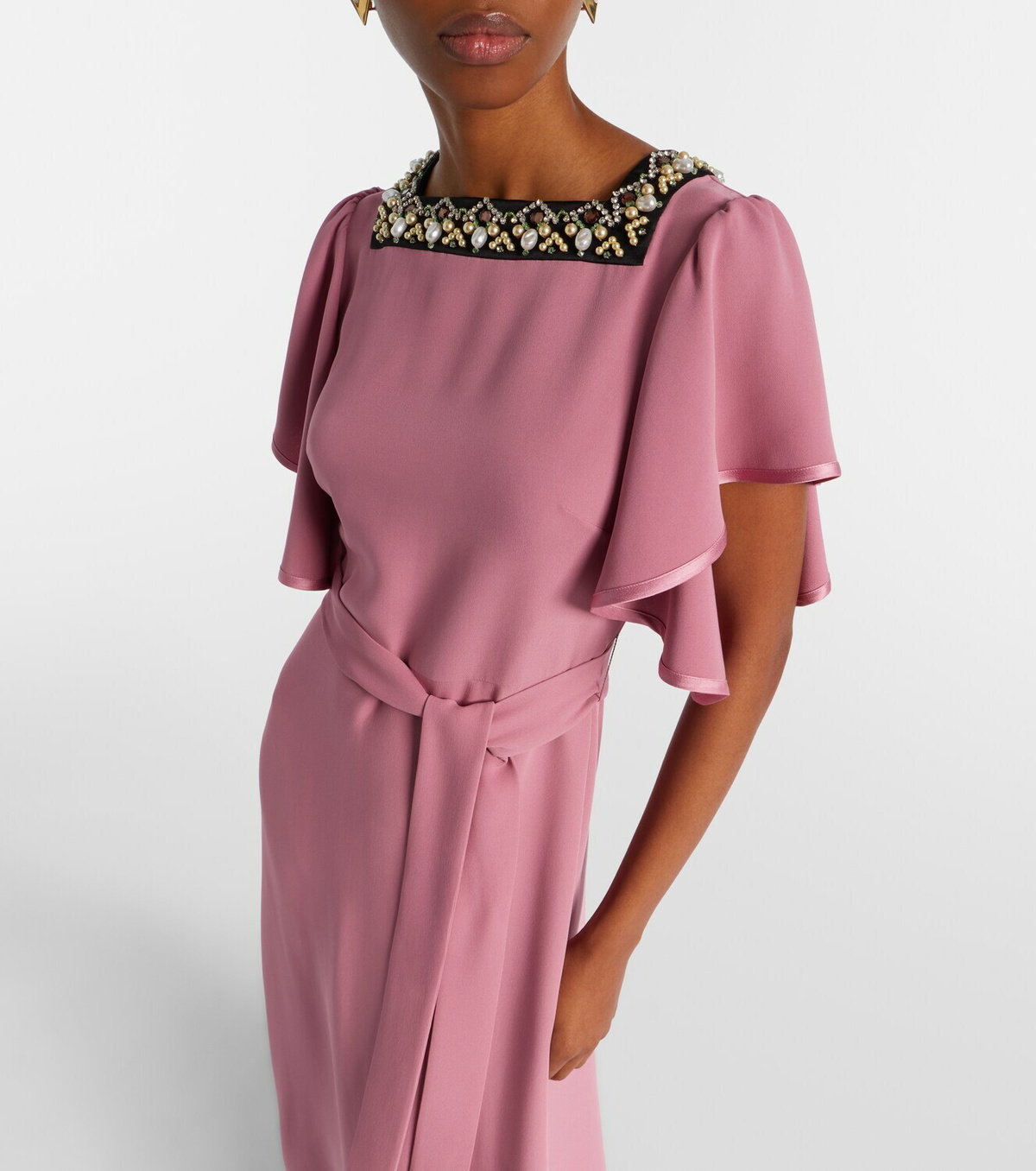 Valentino Cady Couture embellished belted gown