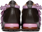 Kiko Kostadinov Brown & Purple Hybrid Sneakers