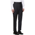 Tiger of Sweden Black and Navy Wool Clone PW Trousers