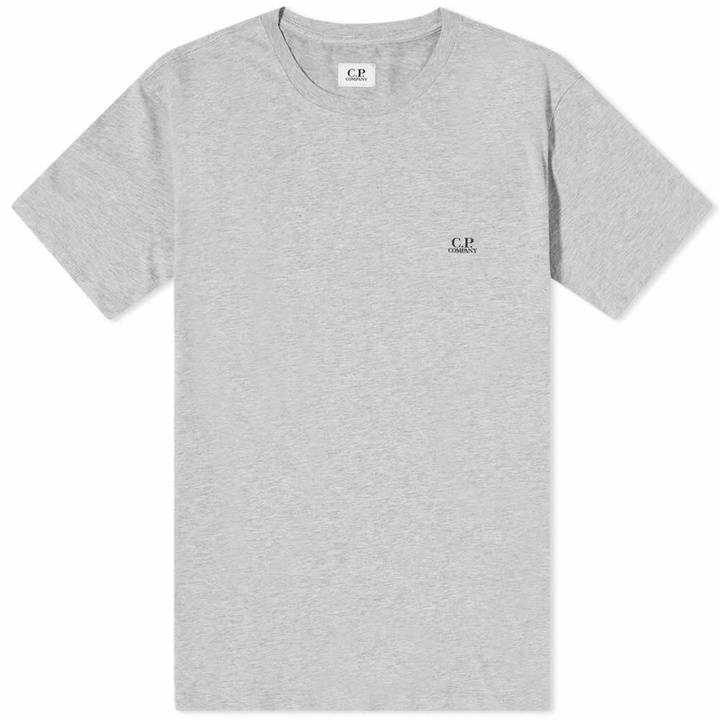 Photo: C.P. Company Men's Back Goggle T-Shirt in Grey Melange