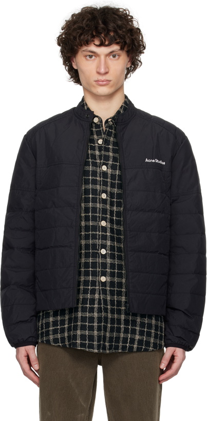 Photo: Acne Studios Black Garment-Dyed Down Jacket