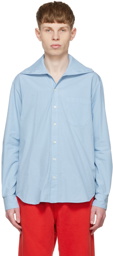 Stefan Cooke Blue Cotton Shirt