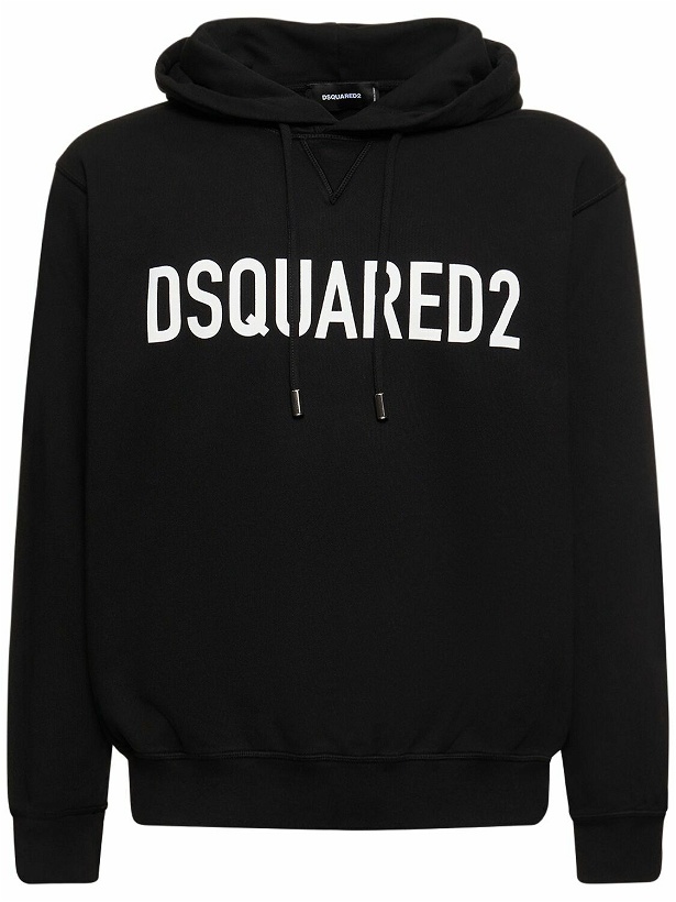 Photo: DSQUARED2 - Logo Cool Fit Cotton Hoodie