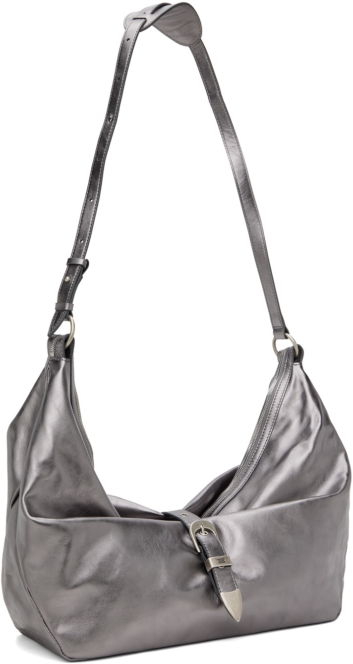 Marge Sherwood Gunmetal Belted Bag