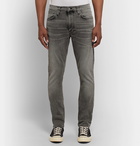 Nudie Jeans - Lean Dean Slim-Fit Washed Organic Denim Jeans - Gray