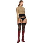 ISA BOULDER Brown Knit Honeymoon Sweater