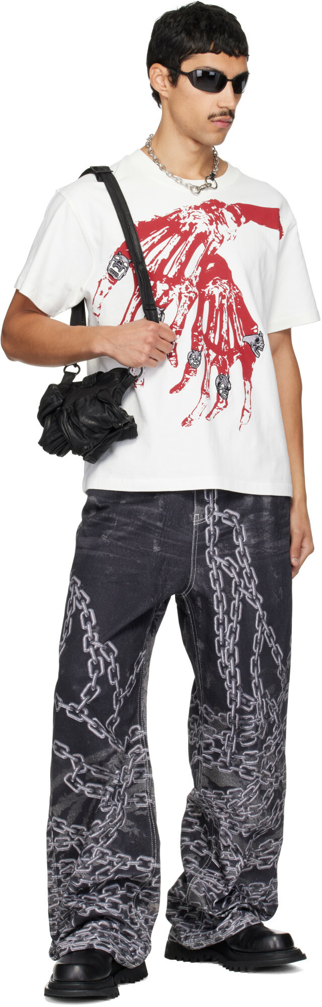 Thug Club White TC Bone Cross T-shirt