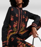 Etro Paisley silk blouse