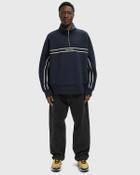 Calvin Klein Jeans LS COTTON SPACER STRIPE RIB QTR Blue Mens Half-Zip