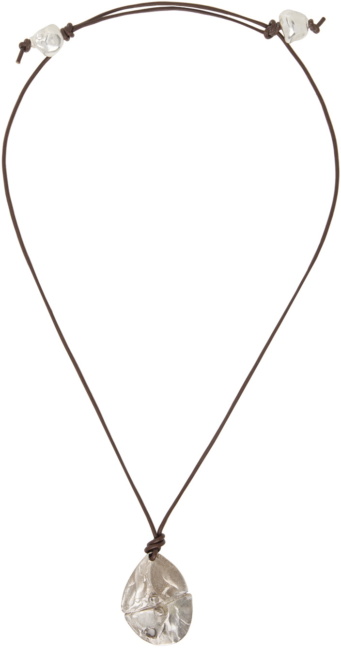 Alighieri Brown & Silver 'The Ancient Incantations' Necklace