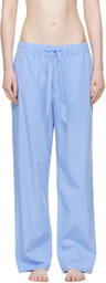 Tekla Blue Poplin Pyjama Pants