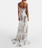 Blumarine Floral maxi dress