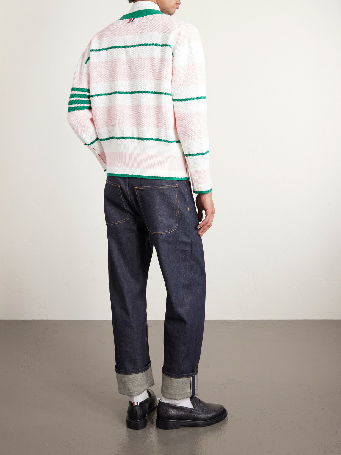 Thom Browne - Striped Cotton Cardigan - Multi