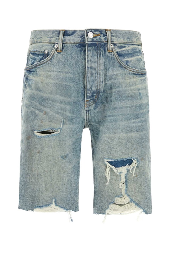 Photo: Purple Brand Denim Bermuda Shorts