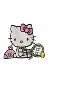 MC2 Saint Barth Brigitte - Shirt With Striped Pattern And Hello Kitty