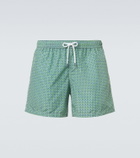 Fedeli Madeira printed swim trunks