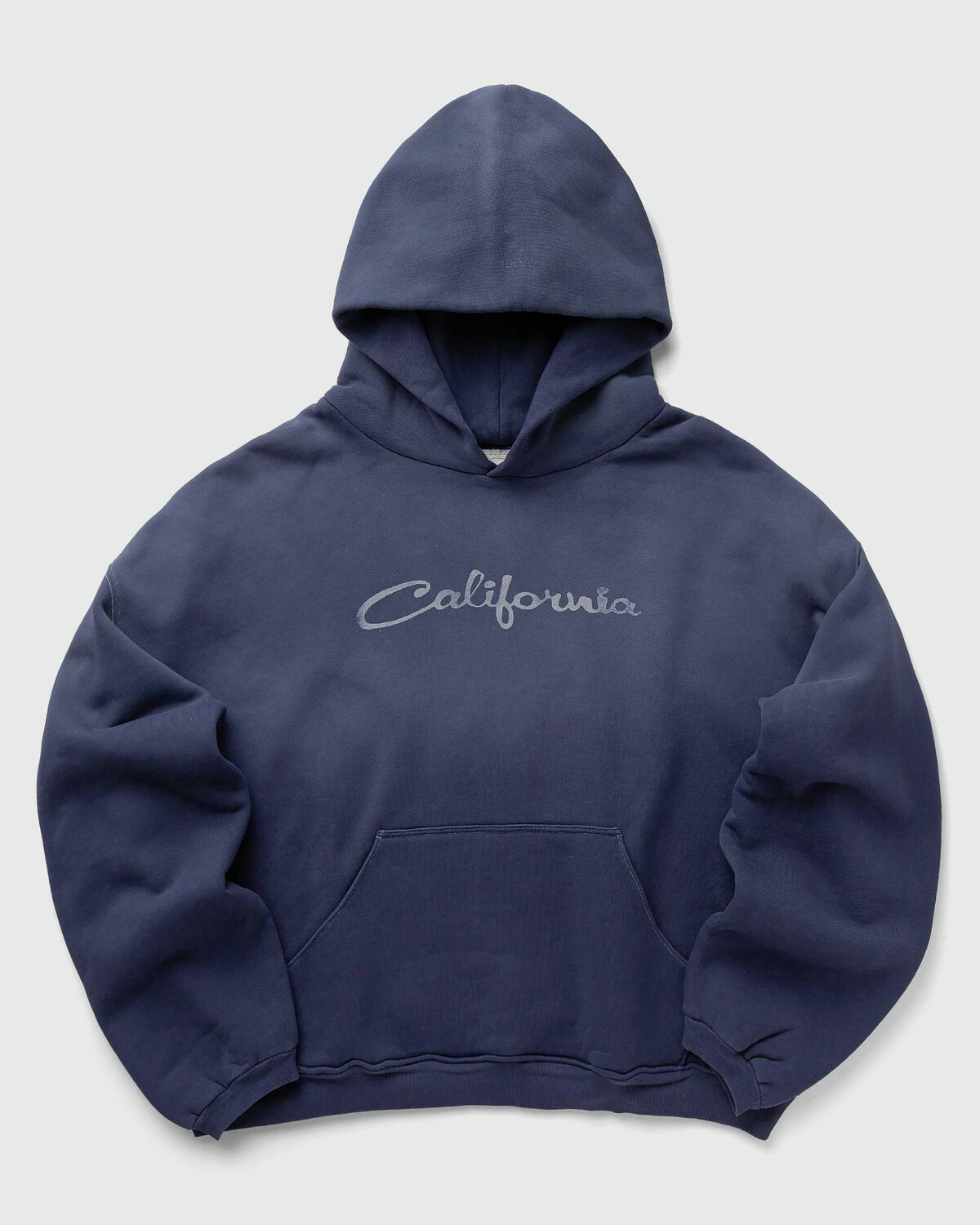 ERL CALIFORNIA HOODIE KNIT Blue Mens Hoody ERL