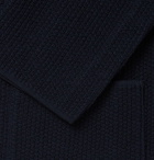 Lardini - Midnight-Blue Slim-Fit Textured-Cotton Blazer - Men - Navy