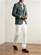 Sid Mashburn - Kincaid No. 2 Slim-Fit Linen and Wool-Blend Hopsack Suit Jacket - Blue