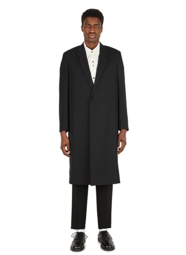 Photo: Sharp Tailored Coat in Black