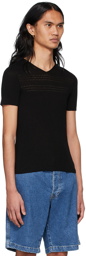 Commission SSENSE Exclusive Black Cotton T-Shirt