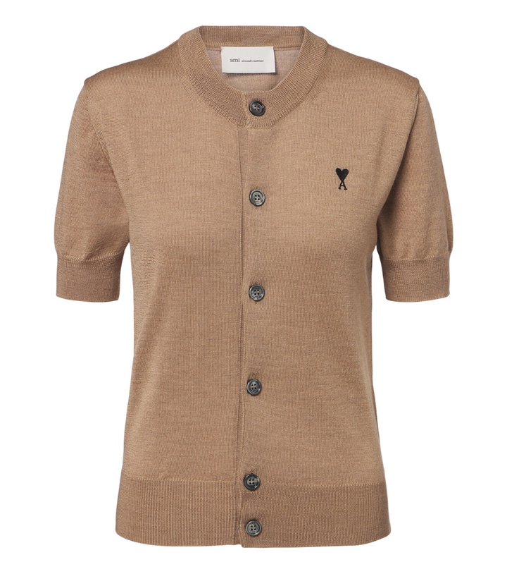 Photo: Ami Paris Ami de Coeur wool cardigan