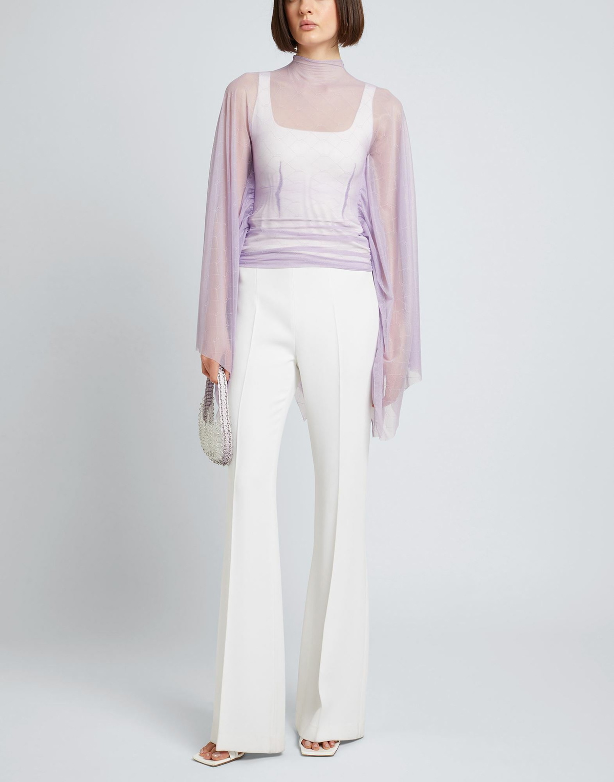 Laquan Smith Womens Top Lilac