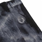 Fred Perry Men's Tie Dye Graphic Sock in Black