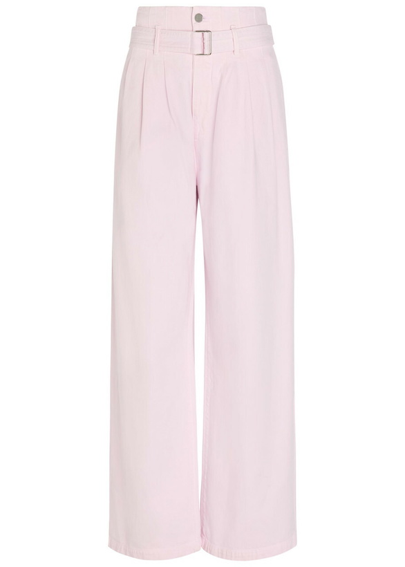 Photo: Agolde X Maria Mcmanus Belted Wide-leg Jeans Pink