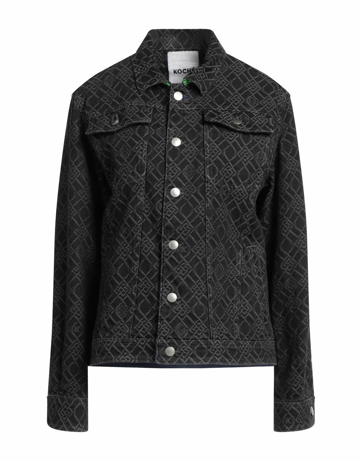 Koché Womens Denim outerwear in Black