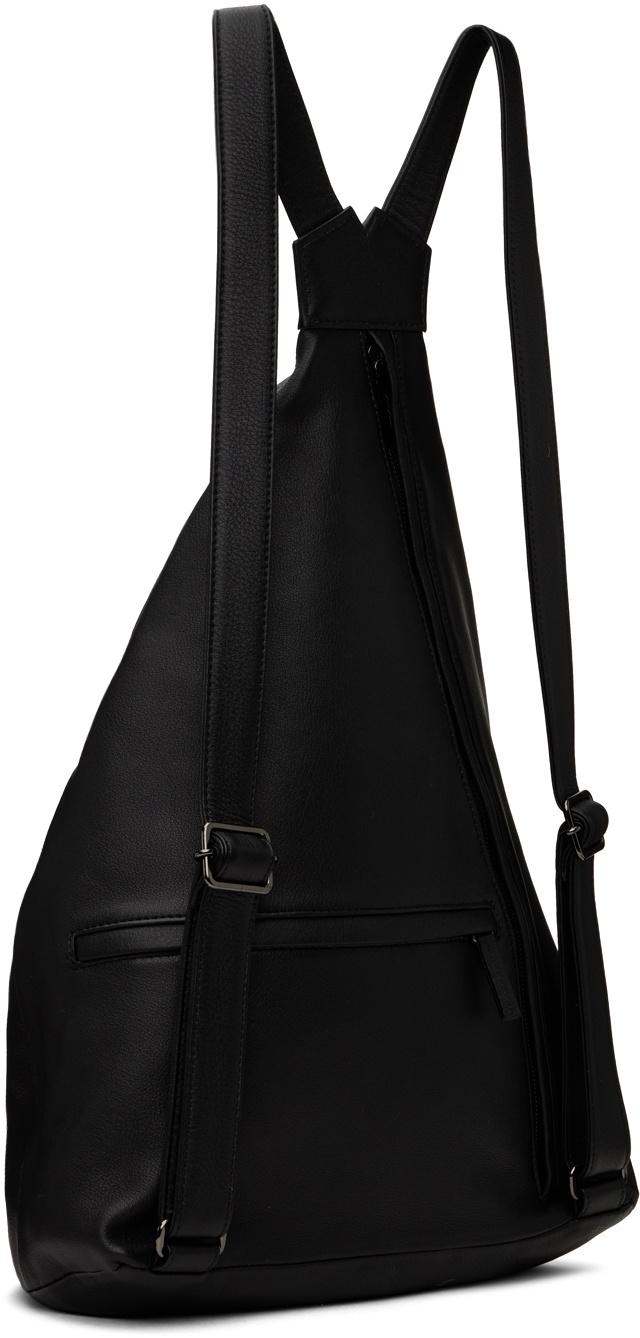 Yohji Yamamoto Black Y discord Backpack Yohji Yamamoto