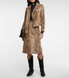 Etro - Leopard-print biker jacket