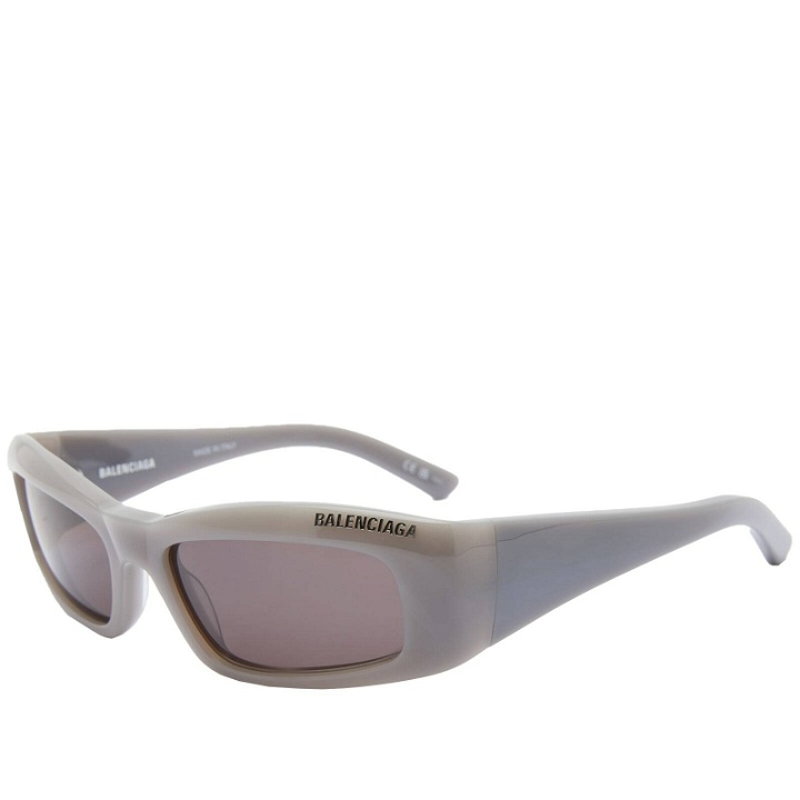 Photo: Balenciaga Eyewear BB0266S Sunglasses in Grey