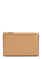 Mulberry Darley Folded Grained Leather Wallet - Beige - One Size