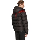 Marcelo Burlon County of Milan Black and Red Down Wings Jacket
