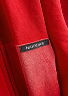Nahmias Sunfade Hooded Cotton Sweatshirt Red