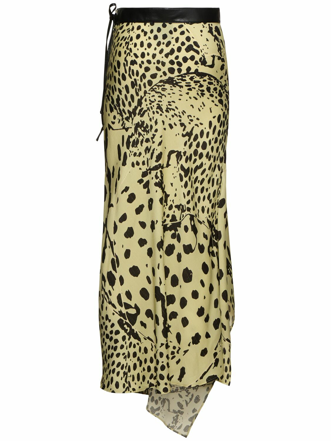 NANUSHKA Phile Printed Georgette Long Skirt