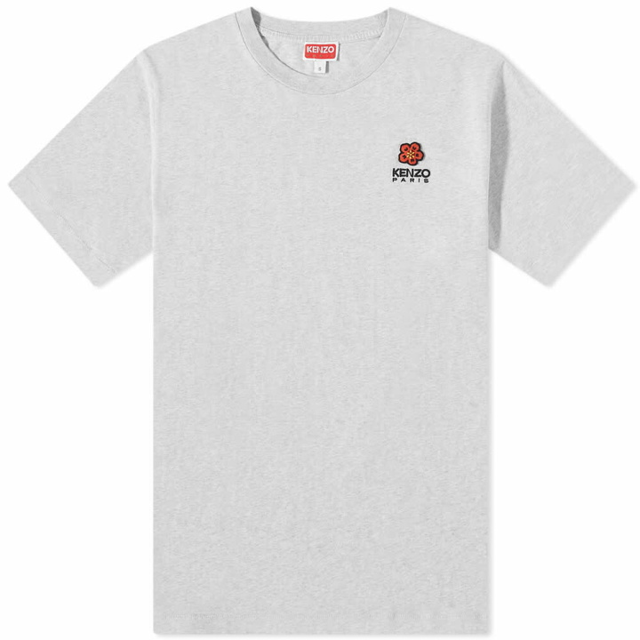 Photo: Kenzo Men's Crest Logo T-Shirt in Pale Grey
