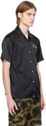 BAPE Black Embroidered Shirt