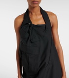 Junya Watanabe Halterneck wool midi dress