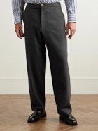 Federico Curradi - Straight-Leg Wool Trousers - Gray