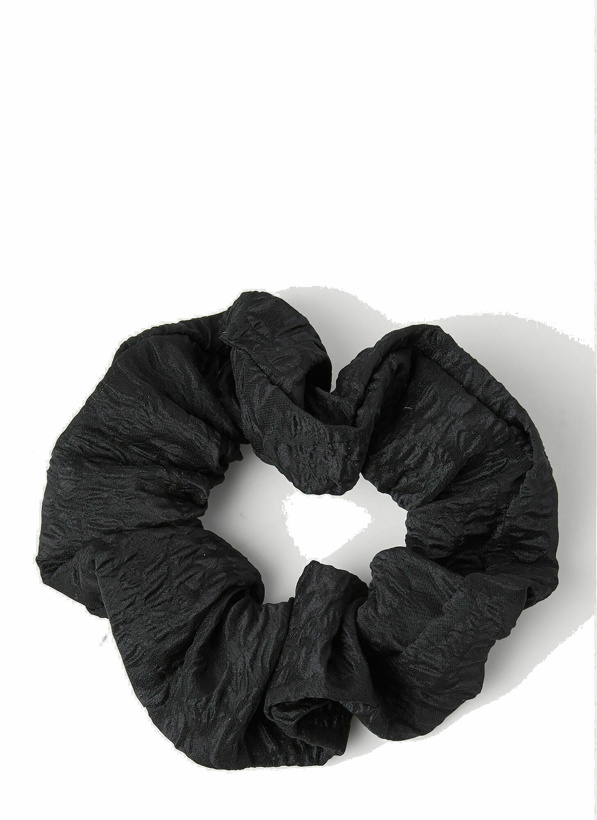 Photo: Jacquard Organza Scrunchie in Black
