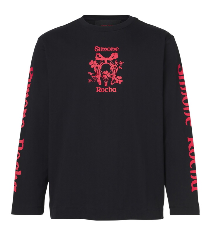 Photo: Simone Rocha Printed cotton jersey T-shirt