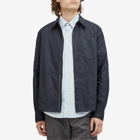 Dries Van Noten Men's Corran Water Repellent Zip Overshirt in Navy