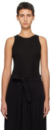 BITE Black Crewneck Tank Top