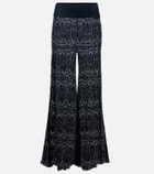 Alexandra Miro Paloma lace wide-leg pants