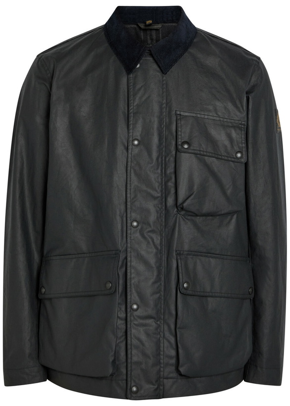Photo: Belstaff Incline Waxed Cotton Jacket Navy