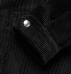 Pop Trading Company - Cotton-Corduroy Half-Zip Jacket - Black