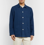 Favourbrook - Linen Overshirt - Blue